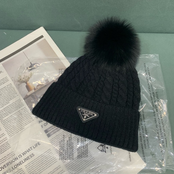 Authentic Prada Women’s Black Hat